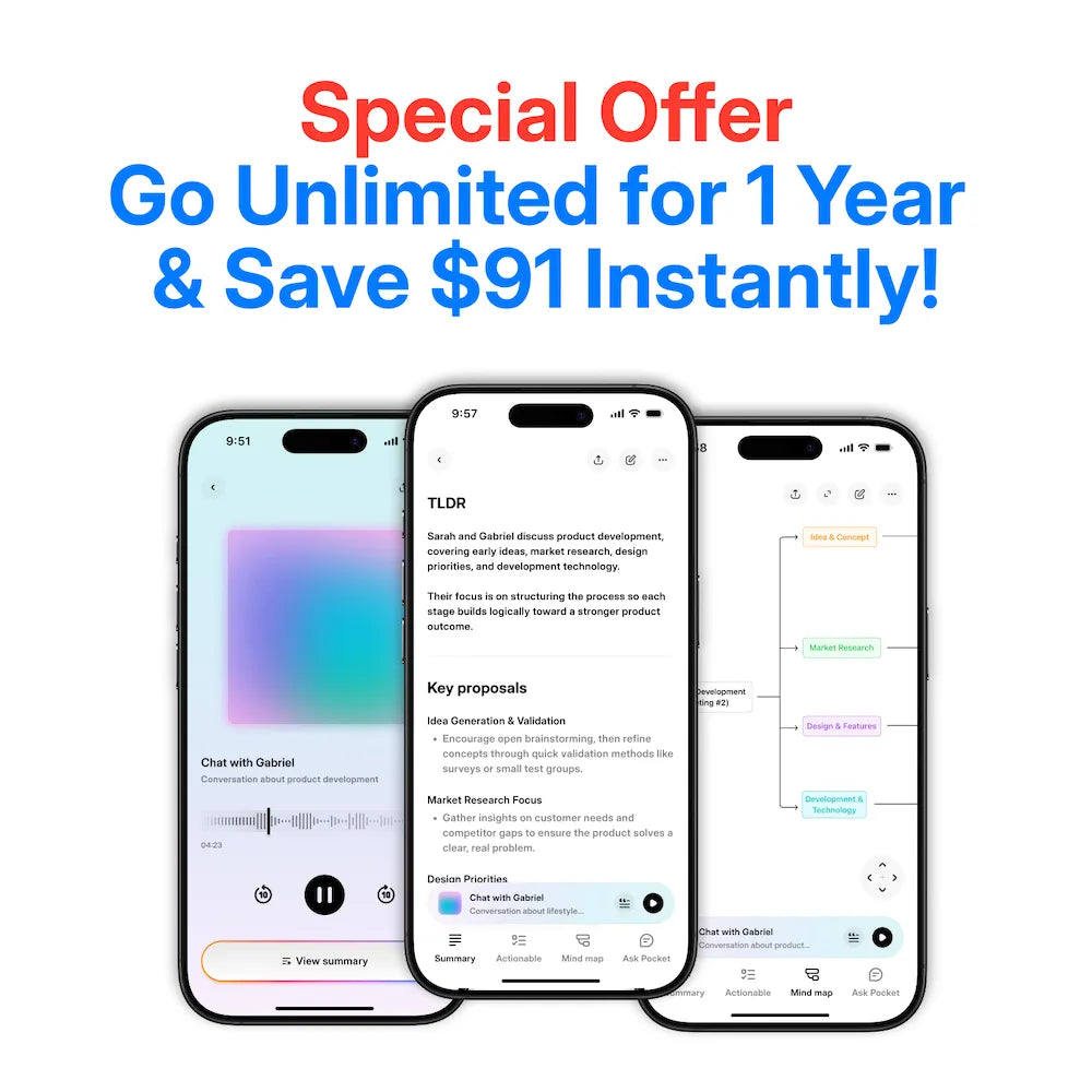 Pocket Unlimited: 12-Month Access (Special Offer)