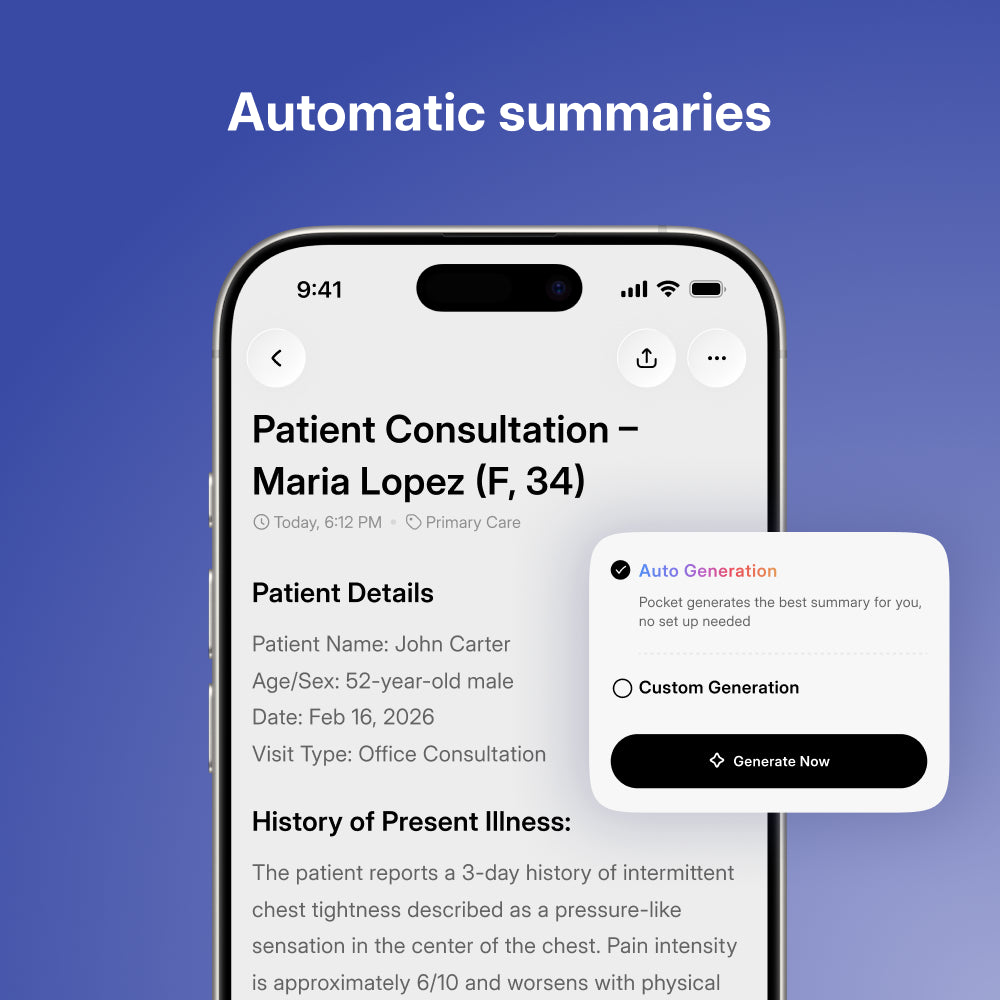 Pocket - Personal AI Assistant for Medical Professionals