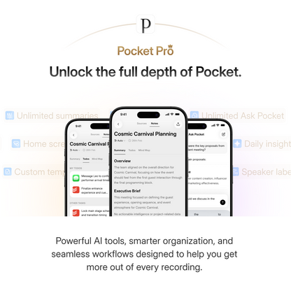 Pocket Pro: 12-Month Access to Pocket’s Full Power (25% Off)