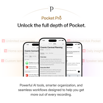 Pocket Pro: 12-Month Access to Pocket’s Full Power (25% Off)