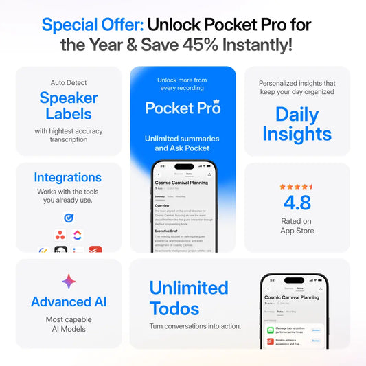 Pocket Pro: 12-Month Access to Pocket’s Full Power (45% Off)