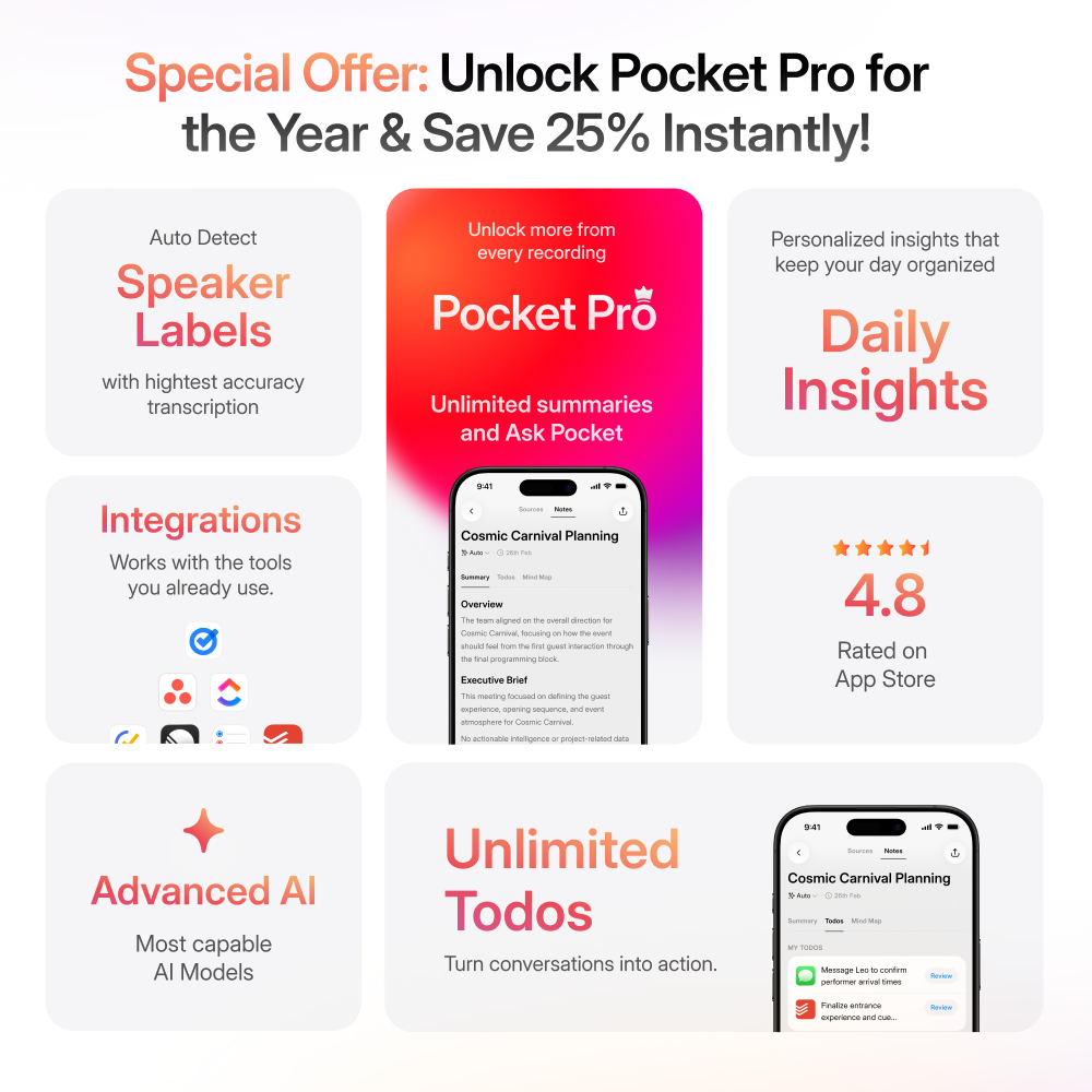 Pocket Pro 12 Month Access to Pockets Full Power