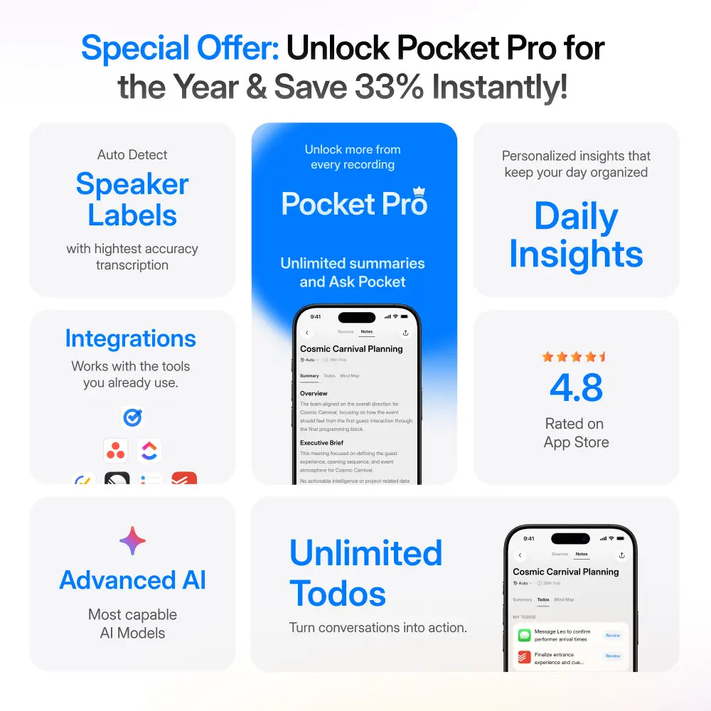 Pocket Pro: 12-Month Subscription (33% Off)