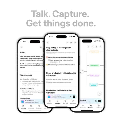 Pocket - World's First AI Thought Companion (Black Friday Exclusive)