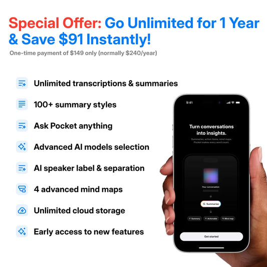 Pocket Pro - 12-Month Access to Pocket’s Full Power (Special Offer)