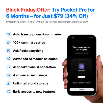 Pocket Pro - 6-Month Access to Pocket’s Full Power (Black Friday Offer)
